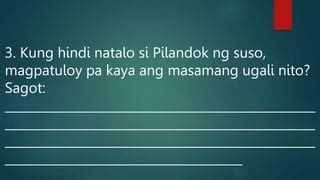 Parang Suso Kung Sumubo si Sandara .